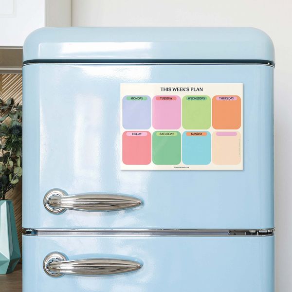 Citrus Splash | A4 Weekly Fridge Magnet