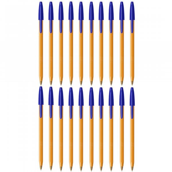 Bic Fine Ballpoint Pen Blue 1199110111 - Pack of 20