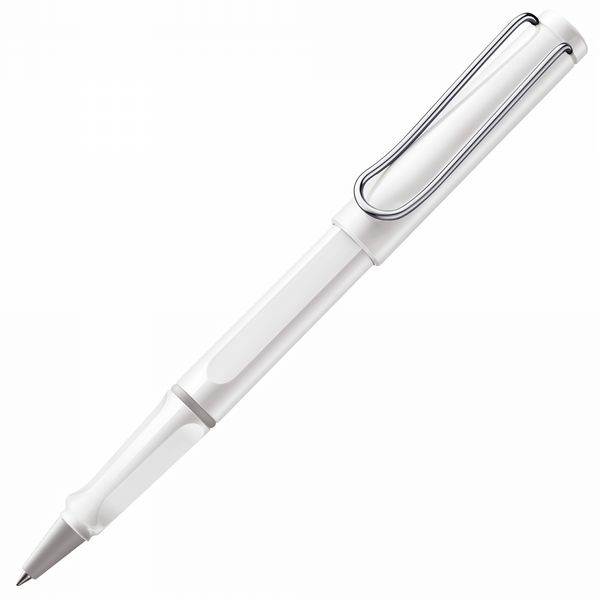 LAMY Safari Rollerball Pen Medium Nib - White
